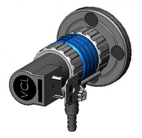 VAUU LAN module de regulation automatique VCL-B 10, VACUU BUS avec piece de raccordement A5, M35 x 1