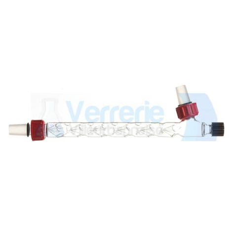 Colonne vigreux longueur utile 200mm 2 x 14/23 male rodaviss et SVL15 avec prise thermometrique pass