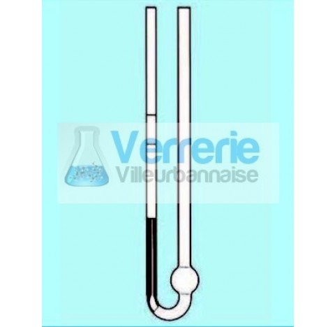 Viscosimetre Ostwald capacite : 3ml Haut : 220mm Modele SI Analytics : 509 03