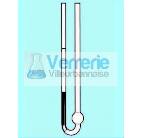 Viscosimetre Ostwald capacite : 3ml Haut : 220mm Modele SI Analytics : 509 05