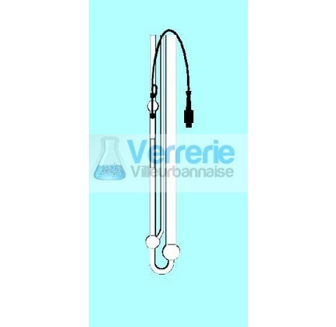 Viscosimetres micro Ubbelohde avec capteurs TC, a niveau suspendu pour la deter. de la viscosite cin
