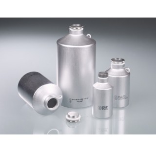 Flacon de transport en aluminium UN 125ml diametre 50 mm hauteur 105 mm aluminium pur (Al 99,5) conf
