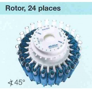 Rotor 24 places pour Rotolavit (tube 13 x 75 mm) Hettich