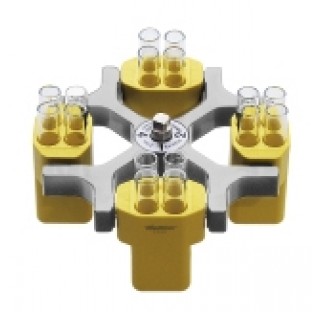 Nacelle pour 4 x 15 ml diametre orifice : 17,6 mm , longueur 74 mm , 16 tubes par rotor Hettich