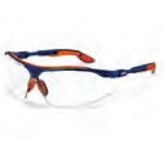 Lunettes de protection super legere bleues /oranges