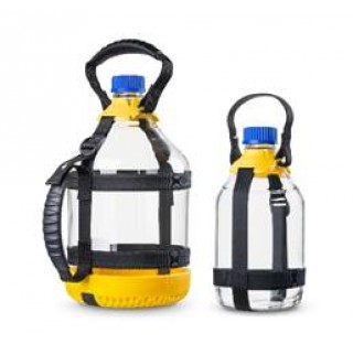 GL 45 Systeme de poignee de bouteille 5,0L PP Jaune Complet verre Duran Schott https://www.youtube.c