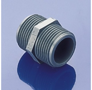 Raccord filete externe 1/2 diametre interne 13.5 mm en polypropylene