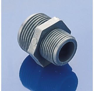 Reducteur filete externe 1/2 - 3/4 diametre interne 13.5 mm en polypropylene