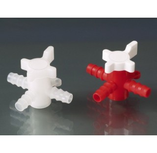 Vanne 3 voies pour tuyau diametre 9-11 mm en polypropylene et polyethylene