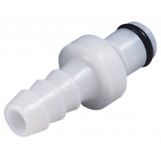 Raccord rapide pour tuyau diametre interne 1.6 mm en POM longueur 20 mm sans vanne
