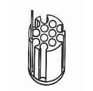 Portoir pour tube 12 x 6 - 7 ml diametre d'orifice 12,7 mm longueur 60 mm Hettich