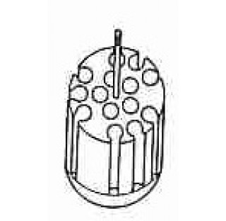 Portoir pour tube 14 x 3 ml diametre d'orifice 10,5 mm longueur 40 mm Hettich