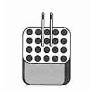 Adaptateur pour 20 x 2,7 - 6 ml diametre orifices : 12,5 mm longueur 42 mm Hettich pour rotor 4296HE