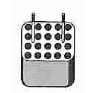 Adaptateur pour 20 x 1,1 - 1,4 ml diametre orifices : 11 mm longueur 44 mm Hettich