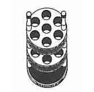 Portoir pour 7 x 15 ml tube conique type Falcon diametre orifices : 17 mm longueur 85 mm Hettich
