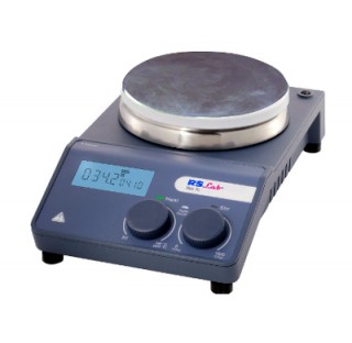 Agitateur magnetique chauffant RSLAB2C digital 20 litres, plaque inox diametre 135 mm, vitesse 100-1
