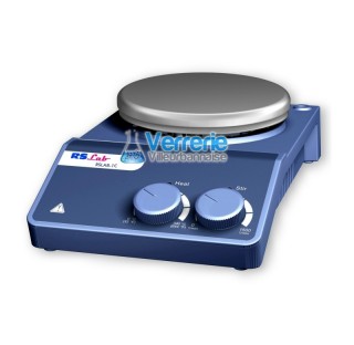 Agitateur magnetique chauffant 20 litres plaque acier inox RSLAB 1C. Agitateur magnetique standard a
