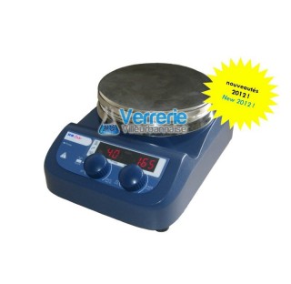 Agitateur magnetique chauffant 5 litres plaque acier inox RSLAB 11C Puissance: 550 W ,Volume d'agita