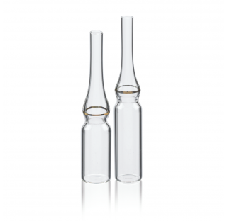 Ampoule Cryule 1,2 ml en verre borosilicate de Type I clair, pre-decoupee (Boite de 144). WHEATON CR