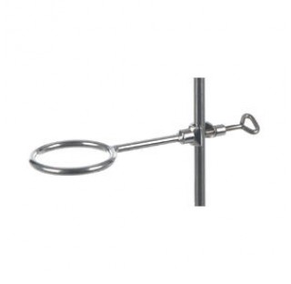 Anneau ferme avec noix diam int du cercle 120 mm longueur de tige 70mm en inox pour support