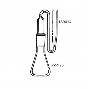 Tube absorbeur/neutralisateur d'arsine, piece de rechange pour 180023 pour appareil a analyses d'ars