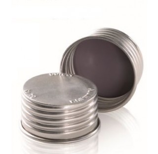 Bouchon aluminium DURAN GL45, argent, avec joint de capuchon résistant aux hautes températures ( sil