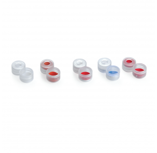 Bouchon a pression 8 mm septa PTFE/silicone (Boite de 100)