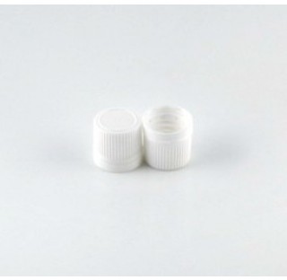 Capsule DIN 18 inviolable en polyethylene blanc avec joint triseal