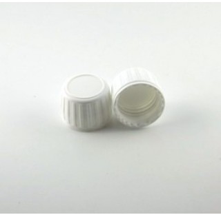 Capsule PP28 inviolable jointe TSY en polyethylene blanc