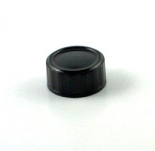 Capsule Pharmacie 18 en bakelite noir et joint caoutchouc bague PHIE18