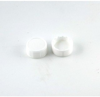 Capsule Pharmacie 20 en polypropylene blanc et joint triseal bague PHIE20