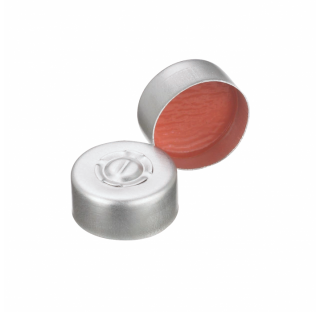 Scellage aluminium a disque central detachable a joint caoutchouc rouge naturel face PTFE, DE 13 mm 