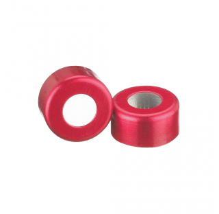 Scellage aluminium a haut ouvert sans joint, rouge, DE 20 mm (Boite de 1000)