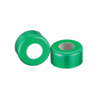 Scellage aluminium a haut ouvert sans joint, vert, DE 20 mm (Boite de 1000)