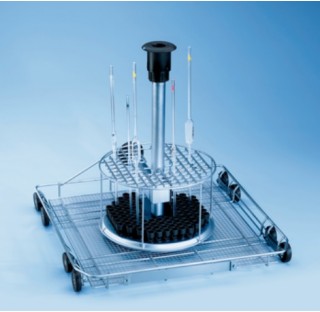 Chariot a injection pour 96 pipettes, avec sechage  Modele : E 408