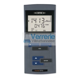 Conductivimetre robuste et convivial avec ecran graphique LCD retro-eclaire pour des mesures de rout