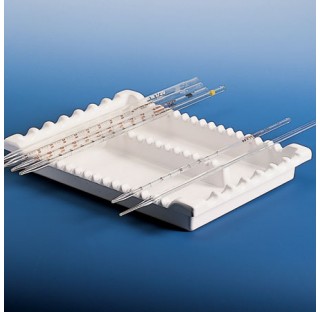 Bac porte-pipettes PVC 216X283mm haut. 40mm  plastique Kartell