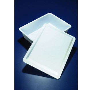 Cuve rectangulaire PP blanc 390x290x1 D174030 (10 l)