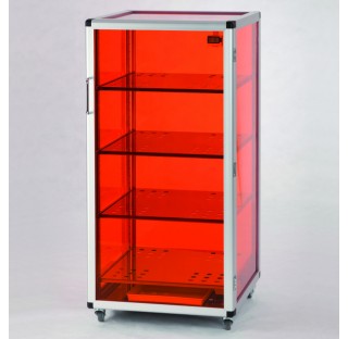 Dessicateur PMMA 300 litres volume utile 280 litres , transparent , protege contre les ultraviolet,t