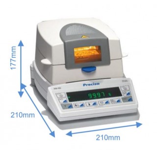 dessicateur XM60 infrarouge plage de pesee 124g, precision 1mg/0,01 pour cent, prise RS232, calibrag