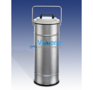 Vase DEWAR gros volume Type CAL 32 Capacite max. 14 Litres Diam int. 200 mm Ht totale : 610 mm diam 