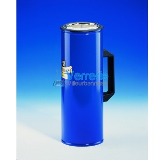 Vase DEWAR Type G-C avec anse S21 Capacite max. 4000 ml Diam int. 138 mm Ht Int. 310 mm Diam ext. 16