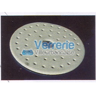 Disque de porcelaine perfore pour dessicateur DN100 Diam 90mm