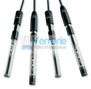 Electrode WTW specifique combinee Fluorures avec cable 1, prise DIN, 0,02g/l a saturation, necessite