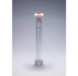 Eprouvette bouchee a pied amovible plastique 50 ml