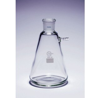 Fiole a vide 100 ml rodage 19/26 olive en verre diametre du corps 64 mm hauteur 107 mm