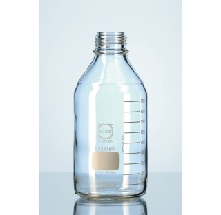 DURAN Flacon de laboratoire visse GL 45, clair, sans capuchon a vis ni bague de deversement, 10000 m
