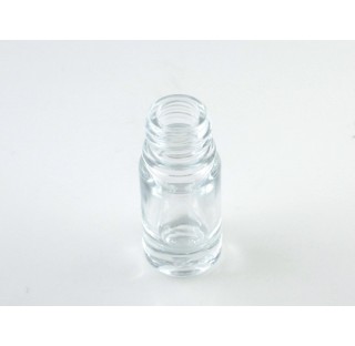 Flacon coricide 5 ml verre blanc sodocalcique bague DIN18