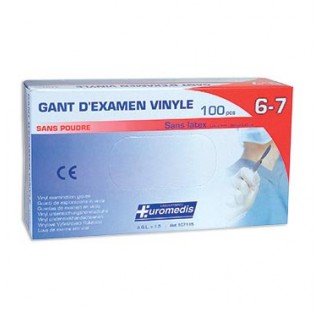 Gant flexinyl sans latex taille 8/9 sans poudre longueur 240 mm