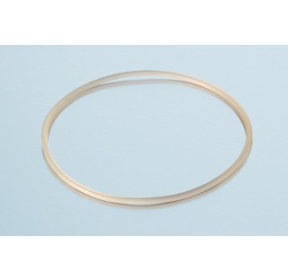 Bague circulaire, transparent en silicone, correspondantes pour articles a rodage, DN 60, 75 x 4 mm 